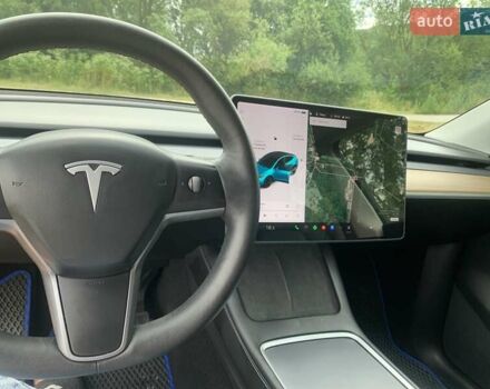 Синий Тесла Model Y, объемом двигателя 0 л и пробегом 75 тыс. км за 22900 $, фото 16 на Automoto.ua