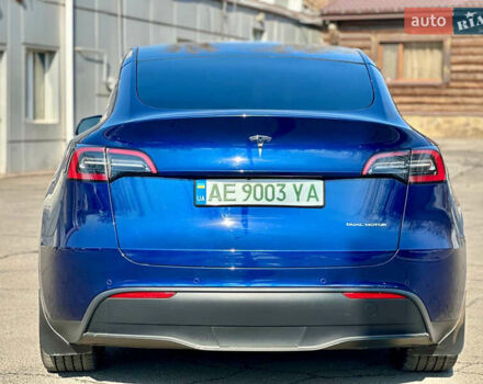 Синий Тесла Model Y, объемом двигателя 0 л и пробегом 33 тыс. км за 23300 $, фото 18 на Automoto.ua