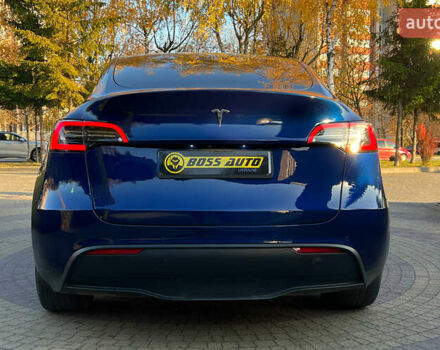 Синий Тесла Model Y, объемом двигателя 0 л и пробегом 72 тыс. км за 25750 $, фото 5 на Automoto.ua