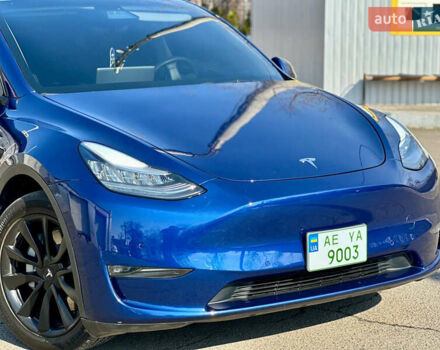 Синий Тесла Model Y, объемом двигателя 0 л и пробегом 33 тыс. км за 23300 $, фото 11 на Automoto.ua
