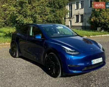 Синий Тесла Model Y, объемом двигателя 0 л и пробегом 72 тыс. км за 24800 $, фото 4 на Automoto.ua
