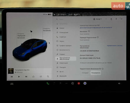 Тесла Model Y 2021 в Белой Церкве на Automoto.ua Синий Тесла Model Y, объемом двигателя 0 л и пробегом 76 тыс. км за 26500 $, фото 17 на Automoto.ua
