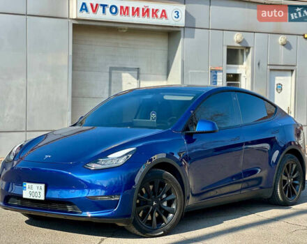 Синий Тесла Model Y, объемом двигателя 0 л и пробегом 33 тыс. км за 23300 $, фото 4 на Automoto.ua