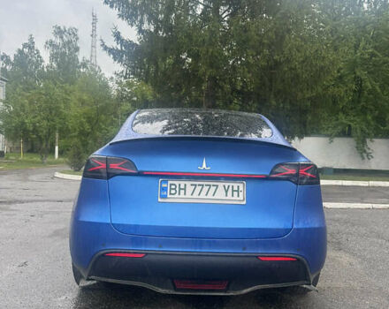 Синий Тесла Model Y, объемом двигателя 0 л и пробегом 44 тыс. км за 35000 $, фото 24 на Automoto.ua