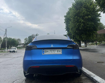 Синий Тесла Model Y, объемом двигателя 0 л и пробегом 44 тыс. км за 35000 $, фото 4 на Automoto.ua
