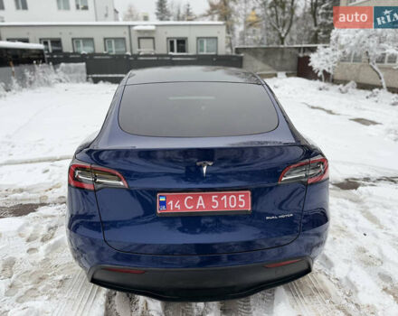 Синий Тесла Model Y, объемом двигателя 0 л и пробегом 63 тыс. км за 27000 $, фото 6 на Automoto.ua