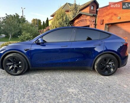 Синий Тесла Model Y, объемом двигателя 0 л и пробегом 90 тыс. км за 22300 $, фото 2 на Automoto.ua