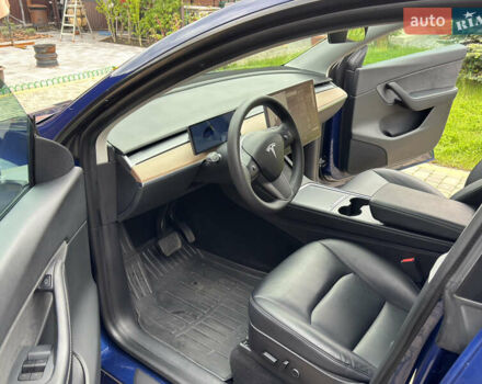 Синий Тесла Model Y, объемом двигателя 0 л и пробегом 57 тыс. км за 24300 $, фото 13 на Automoto.ua