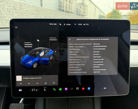 Синій Тесла Model Y, об'ємом двигуна 0 л та пробігом 135 тис. км за 19300 $, фото 6 на Automoto.ua
