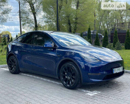 Синій Тесла Model Y, об'ємом двигуна 0 л та пробігом 46 тис. км за 36900 $, фото 2 на Automoto.ua