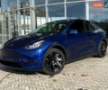 Синий Тесла Model Y, объемом двигателя 0 л и пробегом 35 тыс. км за 30100 $, фото 1 на Automoto.ua