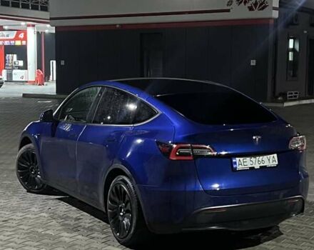 Синий Тесла Model Y, объемом двигателя 0 л и пробегом 58 тыс. км за 21500 $, фото 1 на Automoto.ua