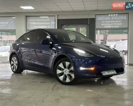 Синий Тесла Model Y, объемом двигателя 0 л и пробегом 122 тыс. км за 27500 $, фото 4 на Automoto.ua