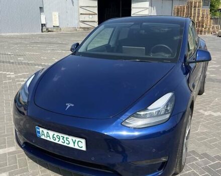 Синий Тесла Model Y, объемом двигателя 0 л и пробегом 61 тыс. км за 26500 $, фото 15 на Automoto.ua