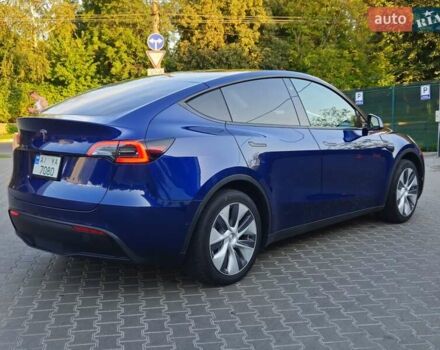 Синий Тесла Model Y, объемом двигателя 0 л и пробегом 99 тыс. км за 25900 $, фото 12 на Automoto.ua