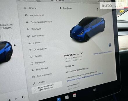 Синий Тесла Model Y, объемом двигателя 0 л и пробегом 28 тыс. км за 38555 $, фото 36 на Automoto.ua