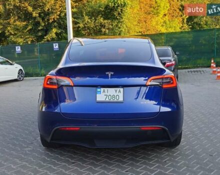 Синий Тесла Model Y, объемом двигателя 0 л и пробегом 99 тыс. км за 25900 $, фото 15 на Automoto.ua
