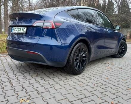 Синий Тесла Model Y, объемом двигателя 0 л и пробегом 91 тыс. км за 25850 $, фото 13 на Automoto.ua