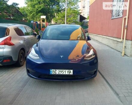 Синій Тесла Model Y, об'ємом двигуна 0 л та пробігом 19 тис. км за 39000 $, фото 4 на Automoto.ua