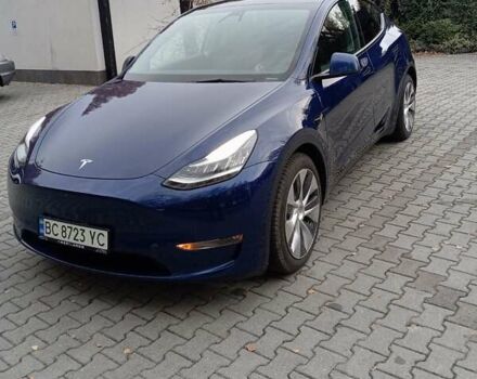 Синій Тесла Model Y, об'ємом двигуна 0 л та пробігом 51 тис. км за 25999 $, фото 4 на Automoto.ua