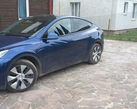 Синий Тесла Model Y, объемом двигателя 0 л и пробегом 74 тыс. км за 26500 $, фото 3 на Automoto.ua