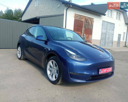 Синий Тесла Model Y, объемом двигателя 0 л и пробегом 183 тыс. км за 24999 $, фото 4 на Automoto.ua