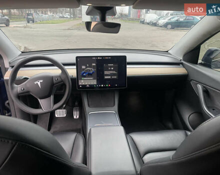Синий Тесла Model Y, объемом двигателя 0 л и пробегом 127 тыс. км за 22300 $, фото 3 на Automoto.ua