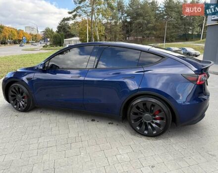 Синий Тесла Model Y, объемом двигателя 0 л и пробегом 87 тыс. км за 23999 $, фото 2 на Automoto.ua