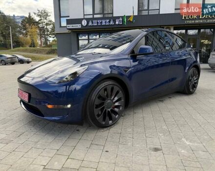 Синій Тесла Model Y, об'ємом двигуна 0 л та пробігом 88 тис. км за 22999 $, фото 6 на Automoto.ua