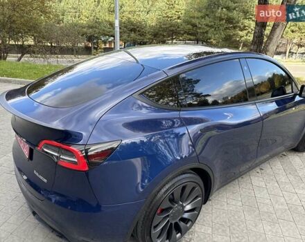 Синий Тесла Model Y, объемом двигателя 0 л и пробегом 86 тыс. км за 25900 $, фото 21 на Automoto.ua