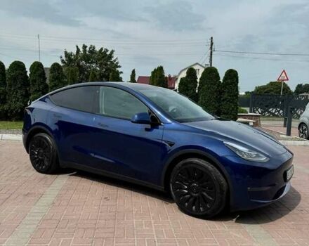 Синий Тесла Model Y, объемом двигателя 0 л и пробегом 72 тыс. км за 24800 $, фото 2 на Automoto.ua