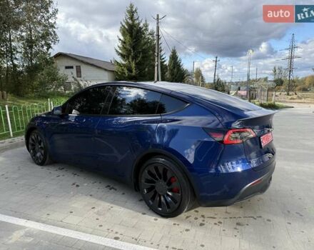 Синий Тесла Model Y, объемом двигателя 0 л и пробегом 86 тыс. км за 25900 $, фото 36 на Automoto.ua