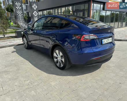 Синий Тесла Model Y, объемом двигателя 0 л и пробегом 83 тыс. км за 24999 $, фото 4 на Automoto.ua
