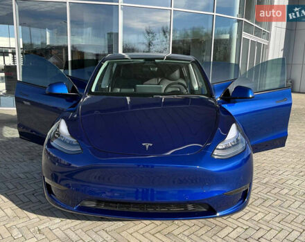 Синий Тесла Model Y, объемом двигателя 0 л и пробегом 35 тыс. км за 30100 $, фото 26 на Automoto.ua