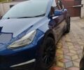 Синий Тесла Model Y, объемом двигателя 0 л и пробегом 40 тыс. км за 28000 $, фото 1 на Automoto.ua