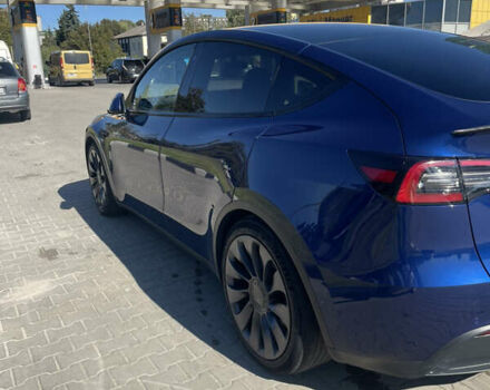 Синий Тесла Model Y, объемом двигателя 0 л и пробегом 127 тыс. км за 24700 $, фото 5 на Automoto.ua