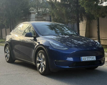 Синий Тесла Model Y, объемом двигателя 0 л и пробегом 97 тыс. км за 26500 $, фото 3 на Automoto.ua