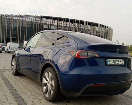 Синий Тесла Model Y, объемом двигателя 0 л и пробегом 50 тыс. км за 26500 $, фото 3 на Automoto.ua