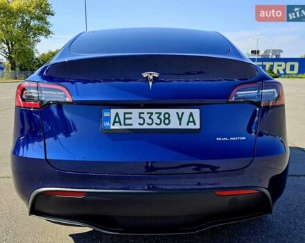 Синий Тесла Model Y, объемом двигателя 0 л и пробегом 53 тыс. км за 23500 $, фото 7 на Automoto.ua