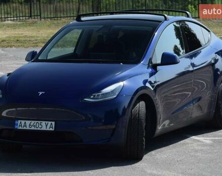 Синий Тесла Model Y, объемом двигателя 0 л и пробегом 81 тыс. км за 25499 $, фото 1 на Automoto.ua