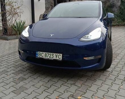 Синій Тесла Model Y, об'ємом двигуна 0 л та пробігом 51 тис. км за 25999 $, фото 1 на Automoto.ua