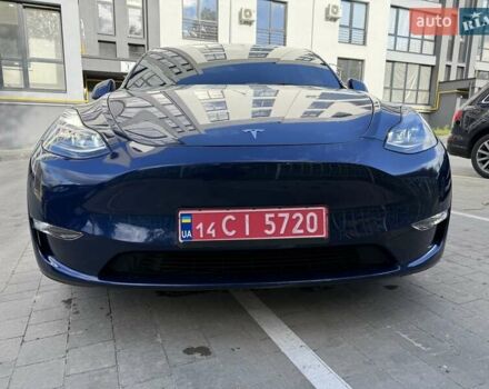 Синий Тесла Model Y, объемом двигателя 0 л и пробегом 86 тыс. км за 25900 $, фото 42 на Automoto.ua