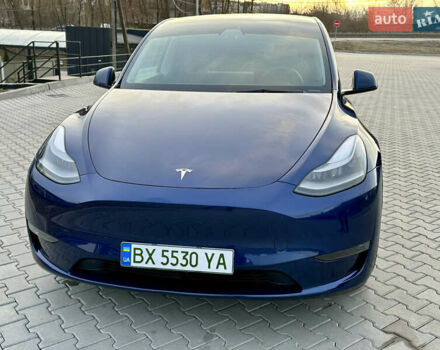 Синий Тесла Model Y, объемом двигателя 0 л и пробегом 120 тыс. км за 23900 $, фото 8 на Automoto.ua