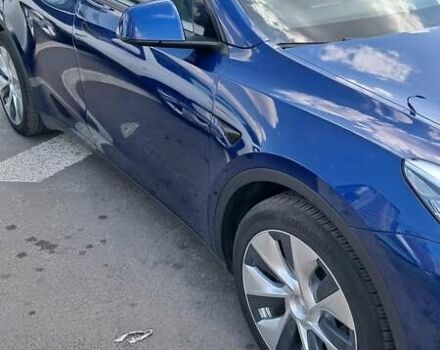 Синий Тесла Model Y, объемом двигателя 0 л и пробегом 47 тыс. км за 23500 $, фото 1 на Automoto.ua