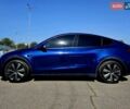 Синий Тесла Model Y, объемом двигателя 0 л и пробегом 53 тыс. км за 23500 $, фото 3 на Automoto.ua