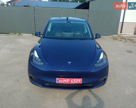 Синий Тесла Model Y, объемом двигателя 0 л и пробегом 183 тыс. км за 24999 $, фото 2 на Automoto.ua