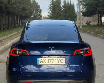 Синий Тесла Model Y, объемом двигателя 0 л и пробегом 97 тыс. км за 26500 $, фото 12 на Automoto.ua