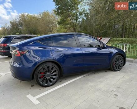 Синий Тесла Model Y, объемом двигателя 0 л и пробегом 86 тыс. км за 25900 $, фото 46 на Automoto.ua