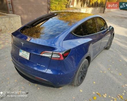 Синий Тесла Model Y, объемом двигателя 0 л и пробегом 58 тыс. км за 24000 $, фото 4 на Automoto.ua