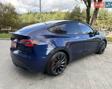 Синий Тесла Model Y, объемом двигателя 0 л и пробегом 86 тыс. км за 25900 $, фото 15 на Automoto.ua
